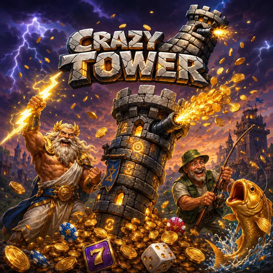 CrazyTower kasyno online — wieża pełna złotych monet